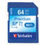 Verbatim 44024 64gb Premium Sdxc Memory Card, Uhs-i Class 10 - Class 1