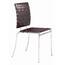 Zuo 333010 Criss Cross Dining Chair (set Of 4) Espresso