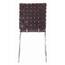 Zuo 333010 Criss Cross Dining Chair (set Of 4) Espresso
