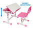 Relaunch MI-10203 Kids Desk And Chair Set Pink