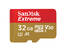 Sandisk 6A9765 Extreme Microsdhc Memory Card, 32gb, Class 10, 9060mbs,