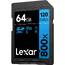 Lexar LSD0800064G-B2NNU High-performance Sdxc Memory Card, 800x, 64gb,