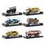 M2 32600-59 Detroit Muscle Set Of 6 Cars In Display Cases Release 59 L