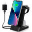 Trexonic TRX-UD21 3 In 1 Fast Charge Charging Station In Black
