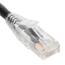 Cablesys ICC-ICPCST10BK Patch Cord Cat6 Clear Boot 10' Black
