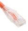 Cablesys ICC-ICPCST07OR Patch Cord  Cat 6  Clear Boot  Orange  7ft.