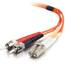 C2g 11135 Lc-st 62.5125 Om1 Duplex Multimode Fiber Optic Cable (taa Co