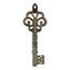 Accent 4506287 Antique Key Cast Iron Thermometer