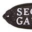 Accent 4506277 Cast Iron Secret Garden Sign