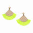 Dobbi SE6813NOGR Fan Shape Tassel Post Drop Dangle Earrings ( Variety 