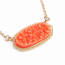 Dobbi VNE0531GDCO Resin Druzy Stone Pendant Necklaces ( Variety Colors