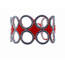 Saachiwholesale 604094 Linked Circle Statement Bracelet (pack Of 1)