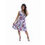 Island D001-1215-I4 Sundress - Skater Style Tank Dress With Square Bac