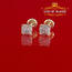 King 19070Y-A22KOB Diamond Stud Earrings For Women Sterling Silver Stu
