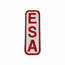K9 ESA_WhiteRed_2x6_V Esaservice Animal Patches (pack Of 1)