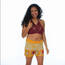 Jayli PSGD21-39WShorts:PSGD21-39-goldrose-M Hard To Handle Shorts Cott