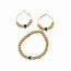 The fanciest Swarovski Center Bead Bracelet And Earring Set (pack Of 6