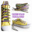 Cutelaces '7014312 Mardi Gras Shoelaces (pack Of 1 Pack Of 1 Piece)