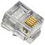 Cablesys GAMP6P4CFT Mod Tel Plug Flat Stranded 6p4c 100pk