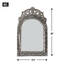 Accent 4506127 Wood Antique-look Arch-top Wall Mirror - Silver