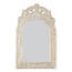 Accent 4506128 Wood Antique-look Arch-top Wall Mirror - Ivory