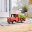 Accent 10016041 Metal Red Truck Planter With Solar-powered Headlights