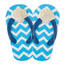 Accent 4506546 Cement Flip Flops Stepping Stone - Seashell