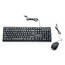 Verbatim 70734 Wired Keyboard And Mouse - Usb Cable Keyboard - Usb Mou
