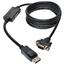 Tripp 1V4227 , Displayport 1.2 To Vga Active Adapter Cable, Dp With La
