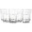 Gibson 82882.16RM Home Canton 16 Piece Embossed Square Glassware Tumbl