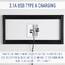 Onq HT21USBWHV1 Flat Panel Recessed Wp With Usb - White