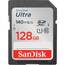 Sandisk SDSDUNB-128G-AN6IN Ultra Sdxc Memory Card, 128gb, Class 10uhs-