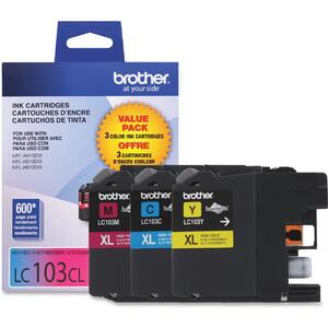Refurbished Brother LC1033PKS Lc103c M Y 3 Pack Cartridge Orignal For 