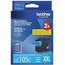 Refurbished Brother LC105C Super High Yield Cyan Ink Cartridge For Mfc