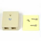 Belkin F4E485 Unloaded Keystone Surface Mounted Box Unloaded Keystone 