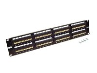 Belkin F4P338-48-AB5 - Patch Panel - Black - 48 Ports - Eiatia-568 Cat