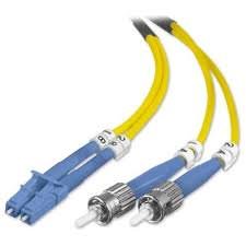 Belkin F2F802L0-10M Duplex Fiber Optic Cable  Lcst8.3125 10 Meters