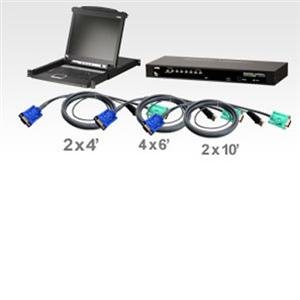 Aten CLCS1308MUKIT 17 Lcd Console,8-port Usb Kvm Switch