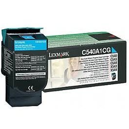 Original Lexmark C540H4CG Cyan High Yield Return Program Toner