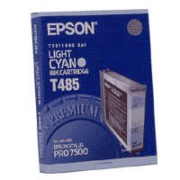 Original Epson T485011 Stylus Pro 7500 Lt Cyan Ink Cartridge