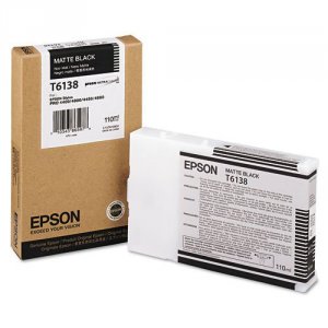 Original Epson T613800 110 Ml Matte Black Ultrachrome Ink Cartridge