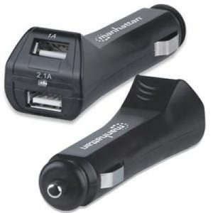 Manhattan 101721 Popcharge Auto Duo: Dual Usb Car Charger