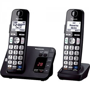 Panasonic KXTGE232B Dect+ 2-handsetexptad