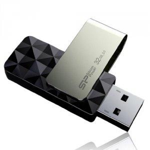 Silicon SP032GBUF3B30V1K Sp Blaze B30 32gb Usb 3.0 Drive Black