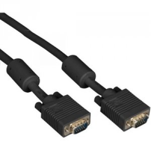 Black EVNPS06B-0003-MM Vga Video Cable With Ferrite Core