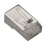 Black FMTP6S-100PAK Cat6 Shielded Modular Plug, 100-pack