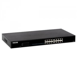 Black LGB416A 16 Port 101001000 Rj-45unmanaged Gigabit Switch