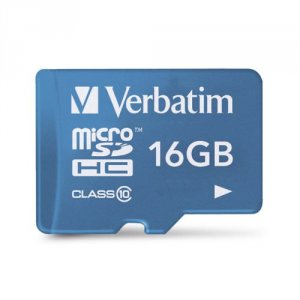 Verbatim 44043 Tablet Microsdhc Memory Card, , 16gb, Uhs-1, Class 10, 