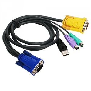 Iogear G2L5302UP Ps2-usb Kvm Cable (6ft) Is Designed To Connect Your C