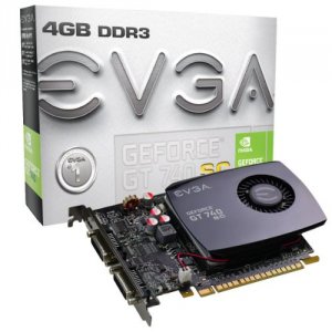 Evga 04G-P4-2744-KR Nvidia Geforce Gt 740 Superclocked 4gb Ddr3 2dvimi